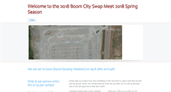Desktop Screenshot of boomcityswapmeet.com